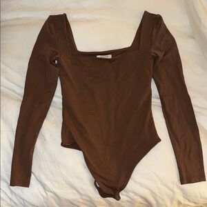 Aritzia Babaton Tan Bodysuit